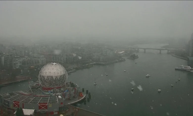 Snow expected across southwestern B.C. from Lower Mainland to Vancouver Island