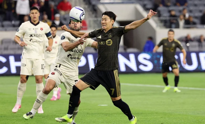 Son Heung-min records assist in LAFC's draw in regional tournament