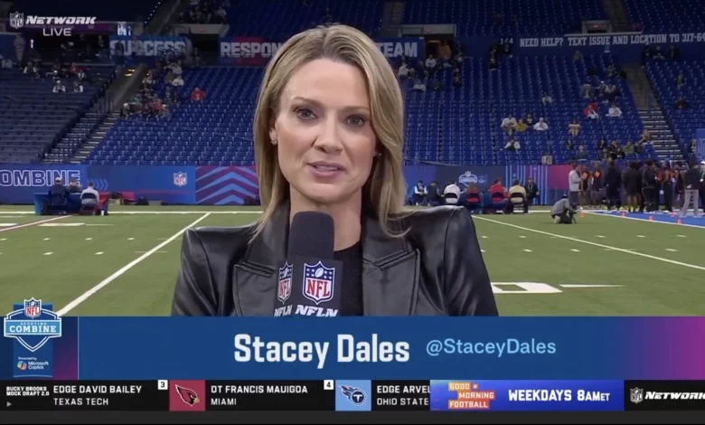 Stacey Dales praised for NFL Scouting Combine reporting