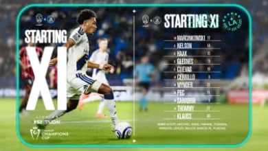 Starting XI: LA Galaxy vs Mount Pleasant FA | March 11, 2026