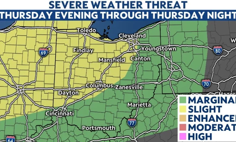 Stay weather-aware: Strong storms move in Thursday night