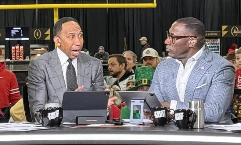 Stephen A. Smith calls Shannon Sharpe’s possible return to ESPN ‘a work in progress’