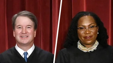 Supreme Court justices Jackson and Kavanaugh clash over handling of Trump cases
