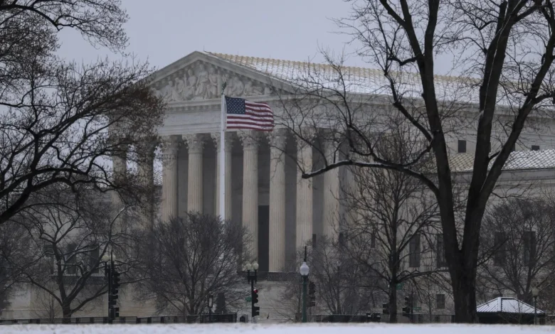 Supreme Court ponders law making it a crime for gun owners to use marijuana : NPR