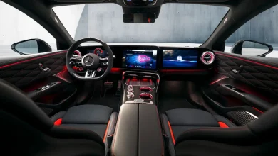 Surprise! The new Mercedes-AMG GT 4-Door’s interior is dominated by screens