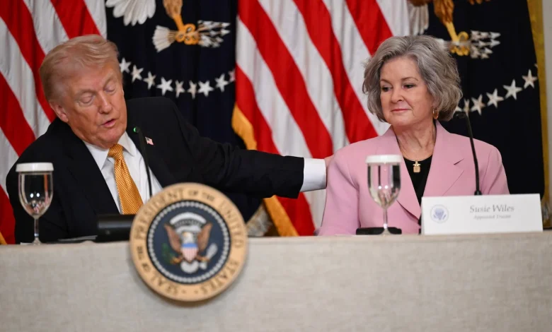 Susie Wiles, White House chief and top Trump aide, has breast cancer