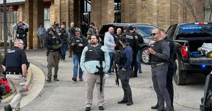 Suspect dead after ramming vehicle into Michigan synagogue: police