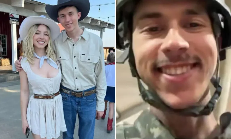 Sydney Sweeney thanks the troops serving overseas as she sends love to Air Force brother