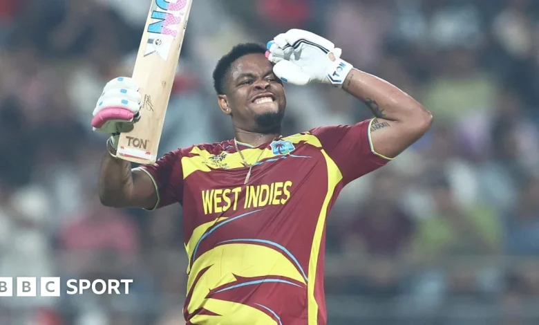 T20 World Cup: Shimron Hetmyer's rapid 85 helps West Indies start Super 8 stage with 107-win run over Zimbabwe