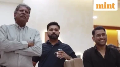 T20 World Cup final: Kapil Dev, Dhoni, Rohit Sharma to Priety Zinta and Aparshakti Khurana- celebs galore at India vs NZ