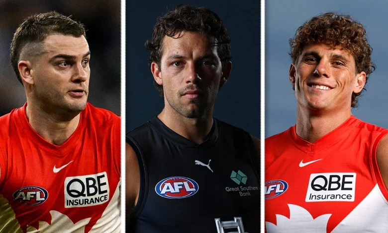 TEAMS: Blues confirm SEVEN new faces, Swans stars named