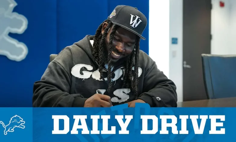 THE DAILY DRIVE: Lions re-sign defensive lineman to add depth up front