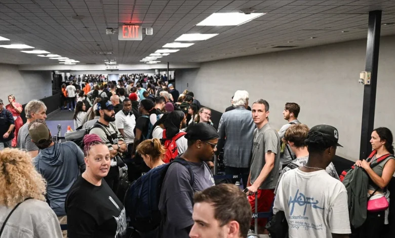 TSA wait times stretch up to 6 hours as ICE and other Homeland Security agents deployed to 14 airports