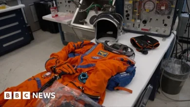 Take a look inside Nasa's moon spacesuit lab ahead of Artemis launch