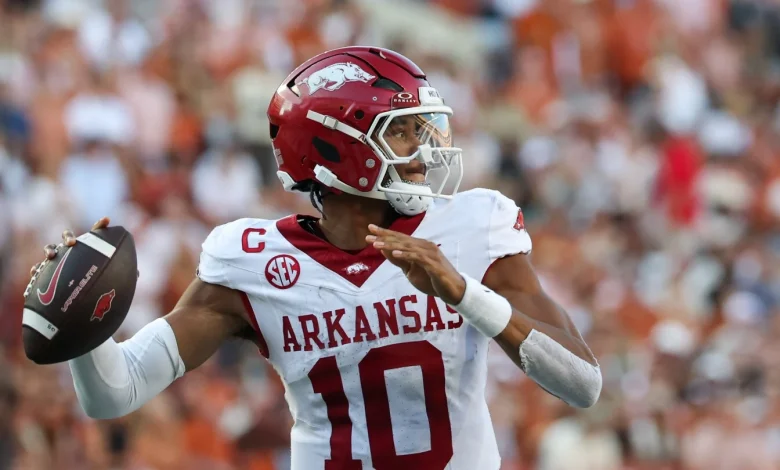 Taylen Green breaks QB vertical leap record at Combine, runs 40 in 4.36 seconds
