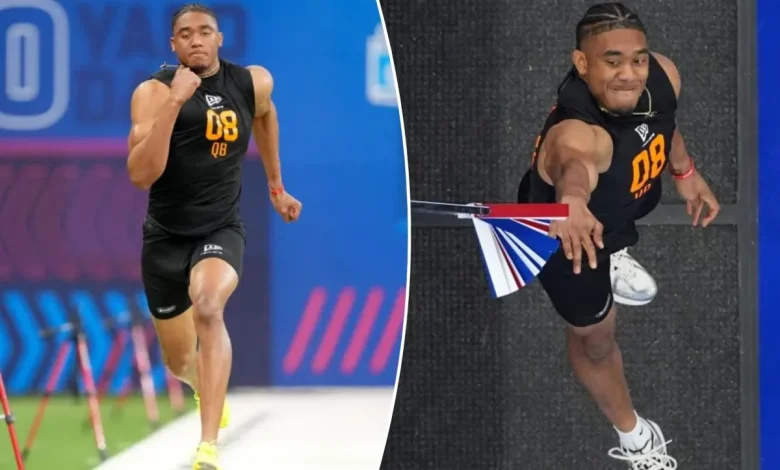 Taylen Green impresses with record day at NFL combine