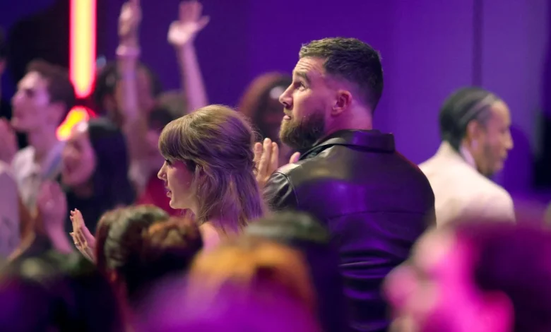 Taylor Swift, Travis Kelce Make Awards Show Debut at iHeartRadio Music