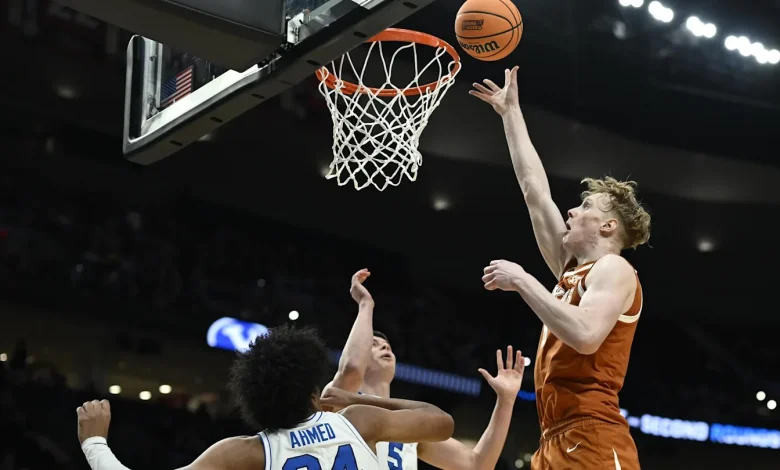 Texas fans are eating up everything Matas Vokietaitis is serving against BYU