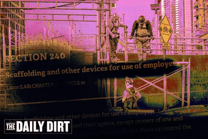 The Daily Dirt: Scaffold law enters the chat