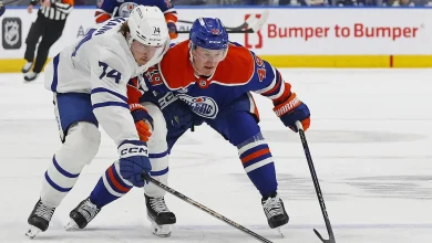 The Oilers reported to still be in the market for Maple Leafs' McMann