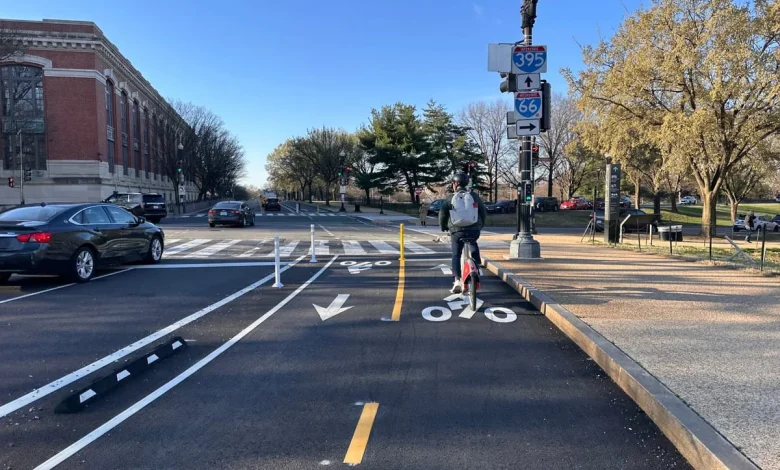 The Trump administration is removing a popular DC bike lane