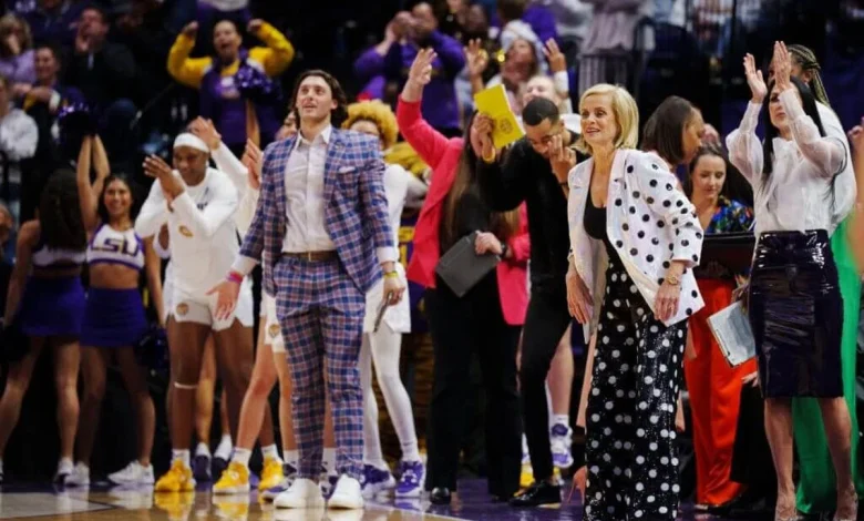 The sparkliest Sweet 16 sideline: Meet Kim Mulkey’s chic LSU coaching staff