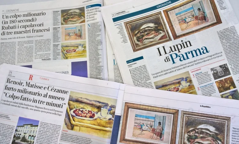 Thieves steal paintings by Renoir, Cézanne and Matisse from a private museum in Italy : NPR