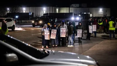 Thousands of meatpacking workers walk off job in first strike in 40 years