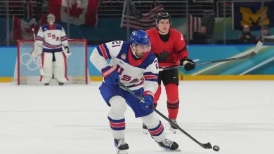 Tigers Pitcher Tarik Skubal Sports Dylan Larkin Gold Medal Jersey Ahead Of World Baseball Classic Championship