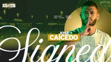 Timbers sign Colombian midfielder José Caicedo from Liga MX's Pumas UNAM
