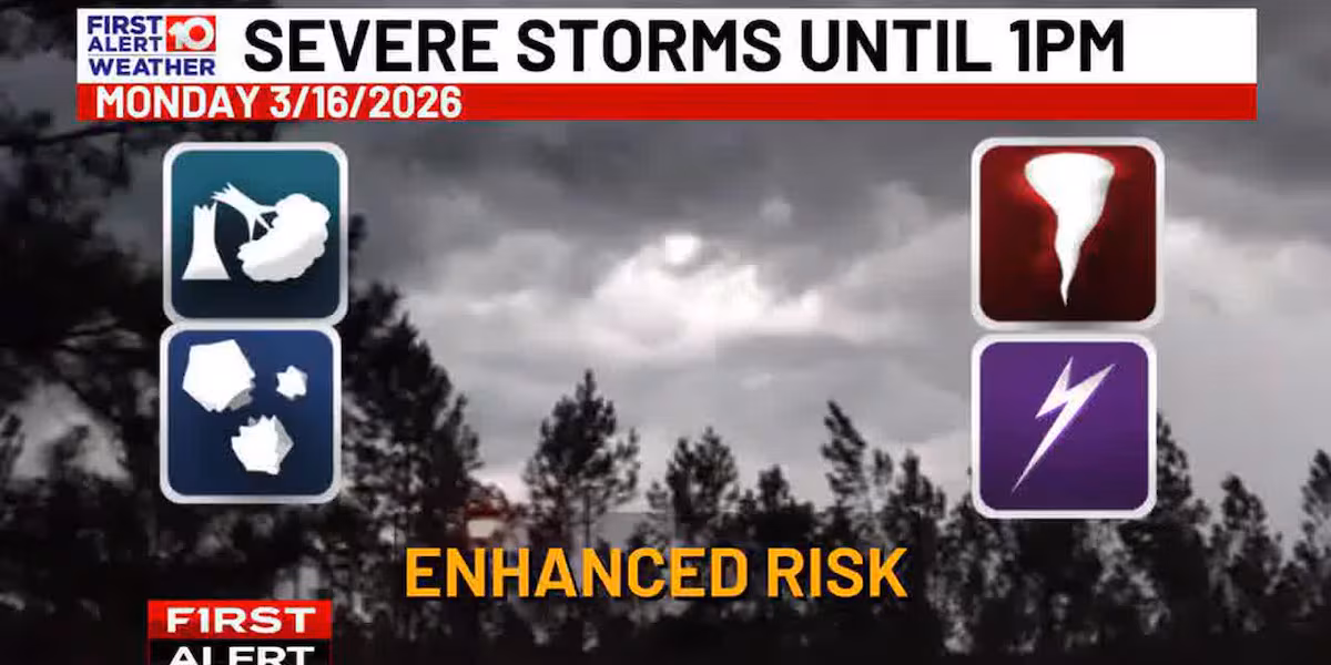Timing and Severity: Severe storms bring tornado warnings, golf ball-sized hail