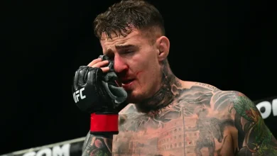 Tom Aspinall teases return after injury layoff: ‘Back to business”