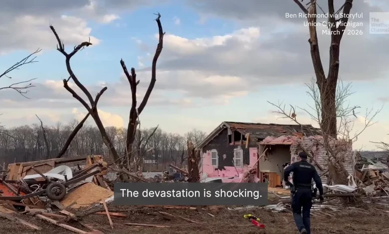 Tornado Leaves Devastation, Debris In Michigan