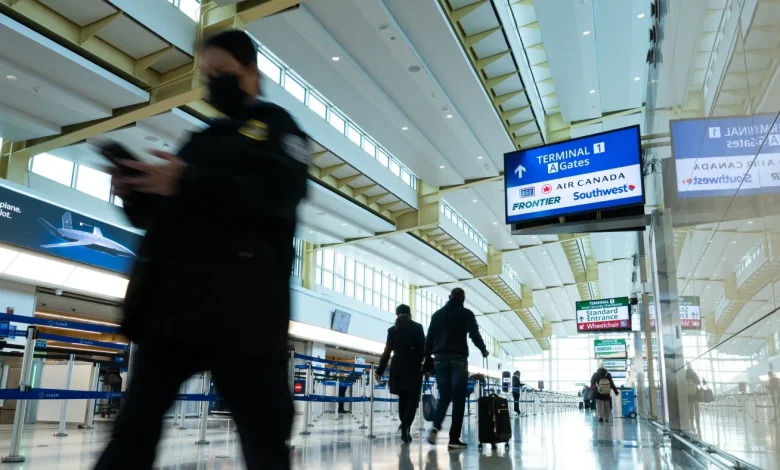 Travelers pay airport security fees, while TSA is not paid : NPR
