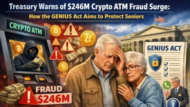 Treasury Warns of $246M Crypto ATM Fraud Surge: How the GENIUS Act Aims to Protect Seniors