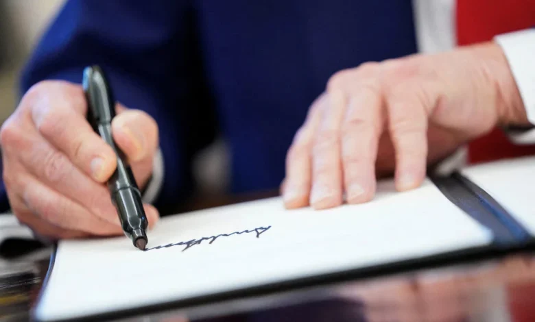 Treasury plans to put Trump's signature on all new U.S. paper currency in break with tradition