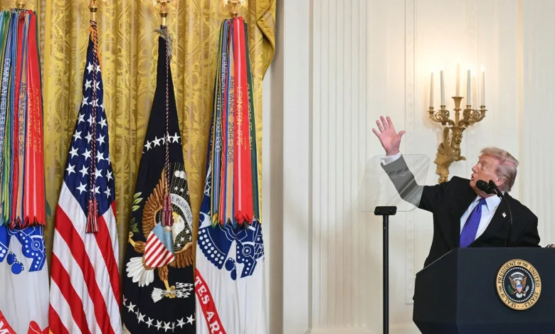 Trump Brags About Gold Curtains as Americans Die in Iran War