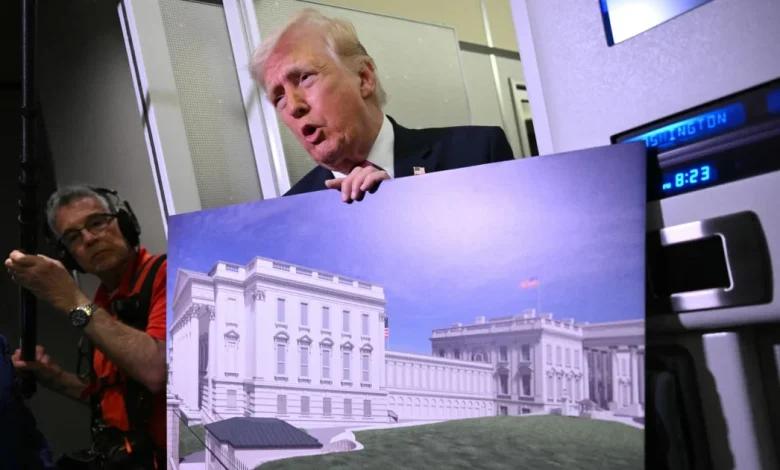 Trump says White House ballroom plans include 'massive' underground military complex