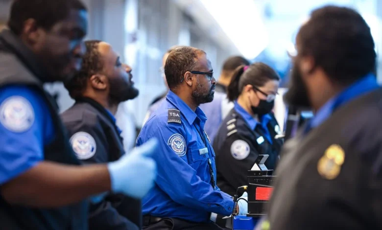 Trump thanks TSA agents going to work but "not being paid" after first missed paycheck amid partial government shutdown
