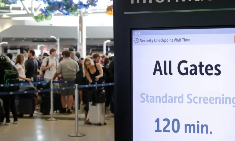 Trump threatens to use ICE agents for airport security as delays worsen amid DHS shutdown