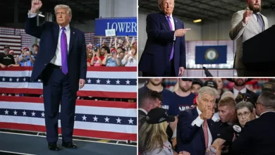 Trump touts tariffs, Jake Paul and Dr. Oz – slams Newsom and Massie – at free-wheeling Kentucky rally