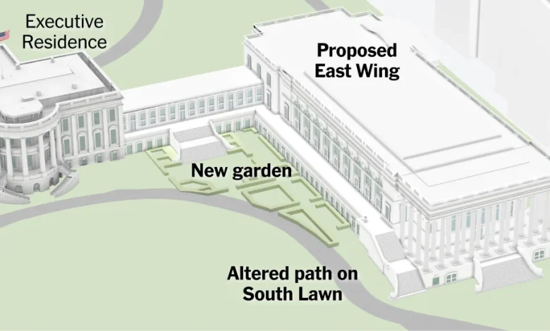 Trump’s East Wing Ballroom Plan: See the Design