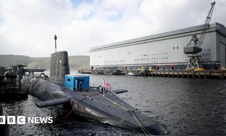 Two arrested 'trying to enter' Faslane nuclear base