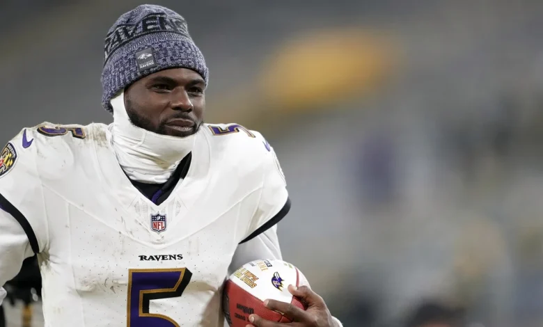 Tyler Huntley stays with Ravens on a two-year deal