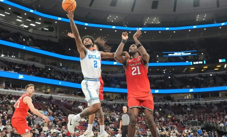 UCLA’s Donovan Dent records first triple-double ever in Big Ten Tournament in Bruins’ win