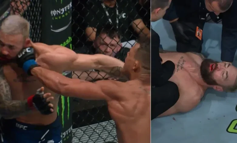 UFC 326 full fight: Caio Borralho sleeps Paul Craig with nasty hook