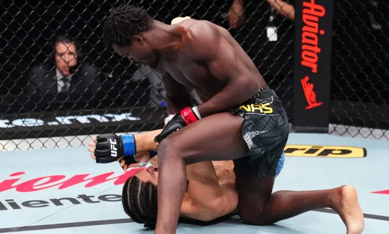 UFC Mexico video: Damian Pinas runs through Wes Schultz for fast knockout