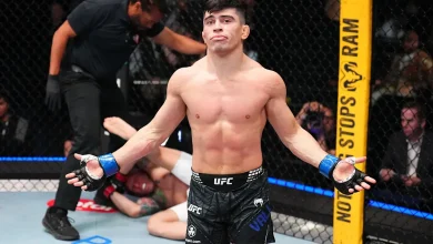 UFC Vegas 114 results: Kevin Vallejos demolishes Josh Emmett in minutes for statement performance