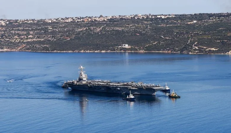 US aircraft carrier moves away from Iran war for repairs after fire