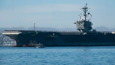 U.S. fired at Iranian vessel that approached aircraft carrier, officials say